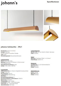 Preview: Holzleuchte JHL1